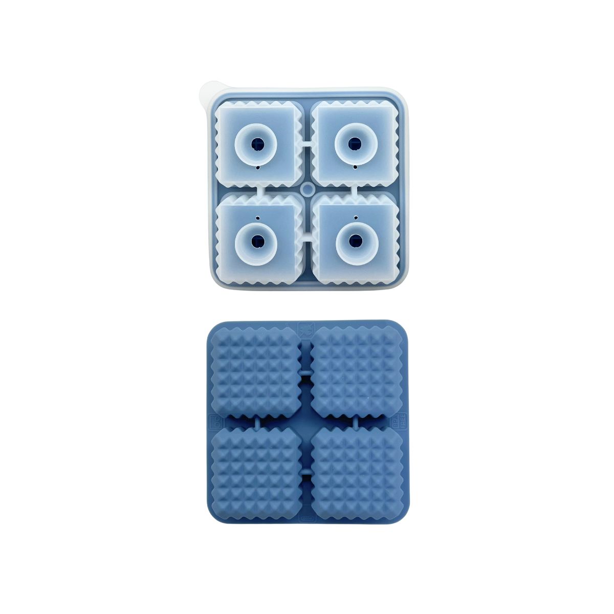 Silicone Large Ice Cube Trays with Lid