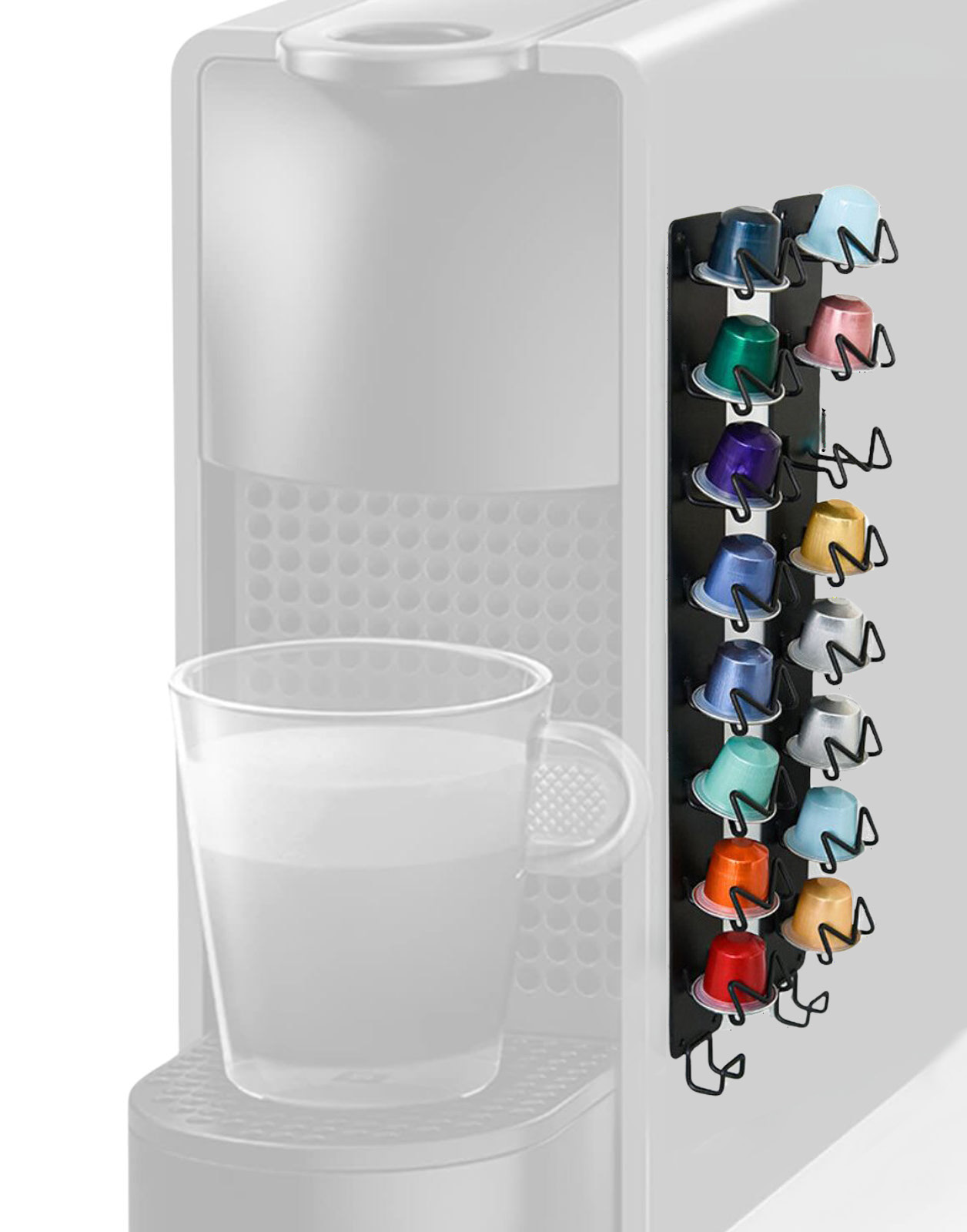 Magnetic Wall-Mounted Coffee Capsule Holder 241081