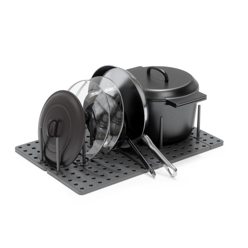 Extendable Drawer-style Draining Dish Rack 241084